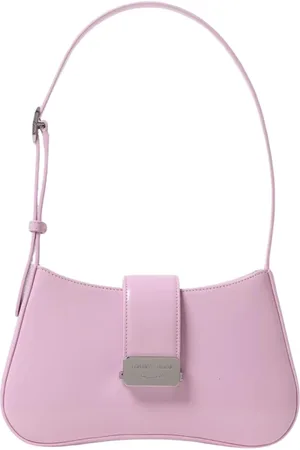 Emporio Armani Torebki, Kobieta, Różowy, ONE SIZE, Patentowa Mini Torba na Ramię