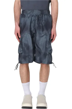DISCLAIMER Szorty, Mężczyzna, Wielobarwność, S, Nylon, Uniwersalne Cargo Shorts z Troczkiem