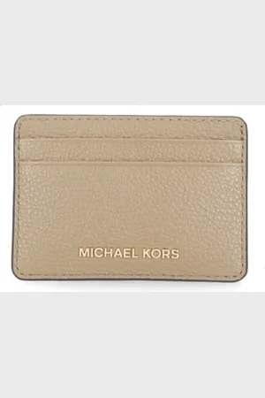 Michael Kors Akcesoria, Kobieta, brązowy, ONE SIZE, Skóra, Portfel na karty Jet Set