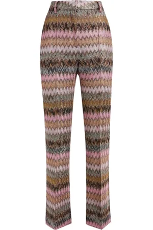 Missoni Spodnie, Kobieta, Wielobarwność, L, Wielofunkcyjne Spodnie