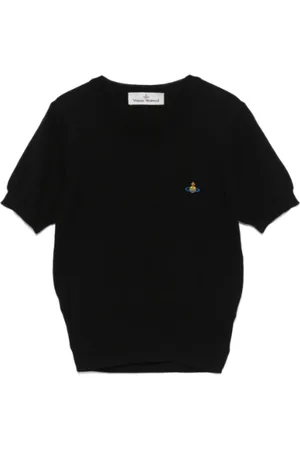 Vivienne Westwood Koszulki, Kobieta, Czarny, S, Czarny Bea Top, Stylowy i Elegancki