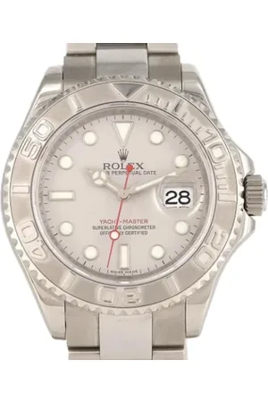 Rolex Pre-owned, Mężczyzna, Szary, ONE SIZE, Pre-owned Stainless Steel watches