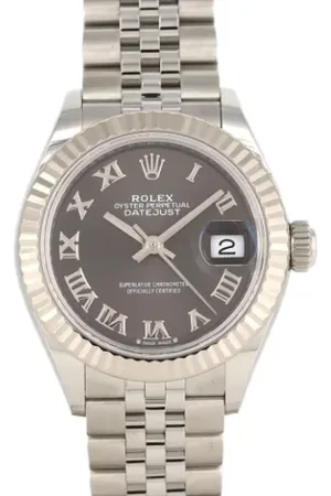 Rolex Pre-owned, Kobieta, Szary, ONE SIZE, Pre-owned Stainless Steel watches