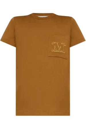 Max Mara Koszulki, Kobieta, Zielony, S, T-shirt `Papaia`