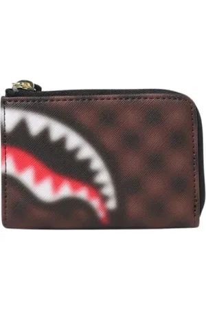 Sprayground Akcesoria, Kobieta, Wielobarwność, ONE SIZE, Kolorowy Portfel Shark Mouth
