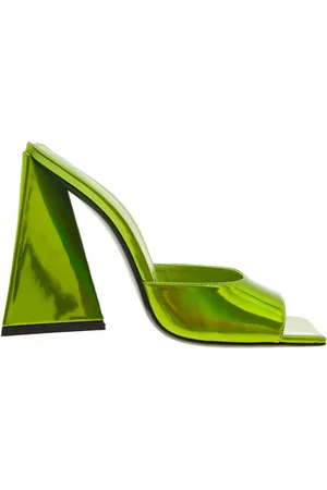 The Attico Buty, Kobieta, Zielony, 36 EU, Zielone Sandały Devon Mule