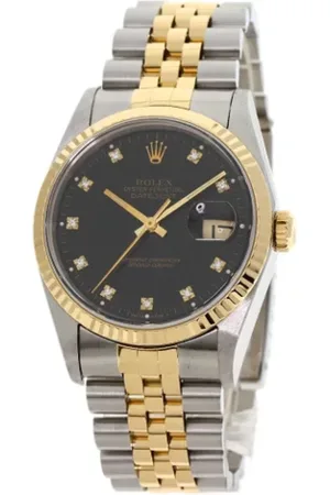 Rolex Pre-owned, Mężczyzna, Czarny, ONE SIZE, Pre-owned Stainless Steel watches