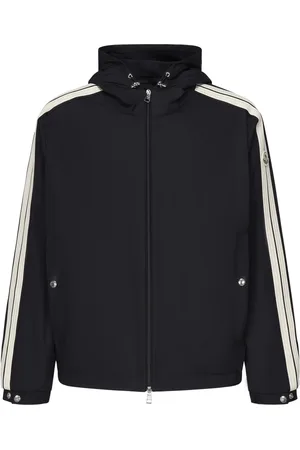 Moncler Kurtki, Mężczyzna, Niebieski, L, Niebieska Kurtka z Kapturem Olan