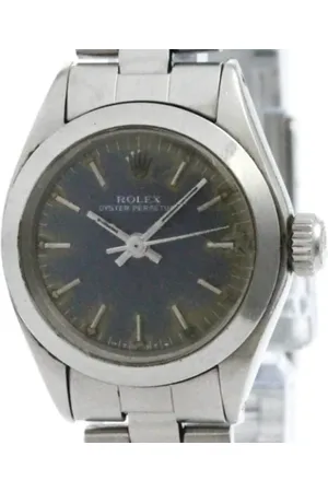 Rolex Pre-owned, Kobieta, Niebieski, ONE SIZE, Pre-owned Glass watches