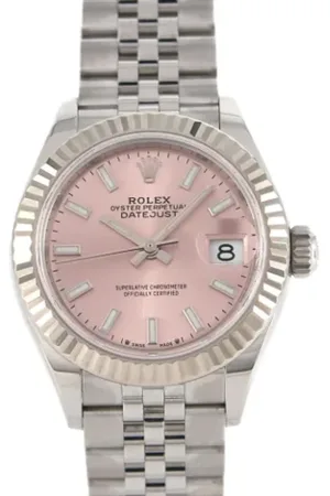 Rolex Pre-owned, Kobieta, Różowy, ONE SIZE, Pre-owned Stainless Steel watches
