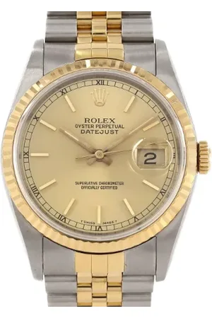 Rolex Pre-owned, Mężczyzna, Żółty, ONE SIZE, Pre-owned Stainless Steel watches