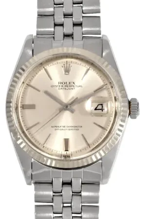Rolex Pre-owned, Mężczyzna, Szary, ONE SIZE, Pre-owned Stainless Steel watches