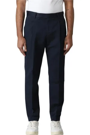 PT Torino Spodnie, Mężczyzna, Niebieski, S, Granatowe Spodnie Slim Fit z Bawełnianym Mieszanki