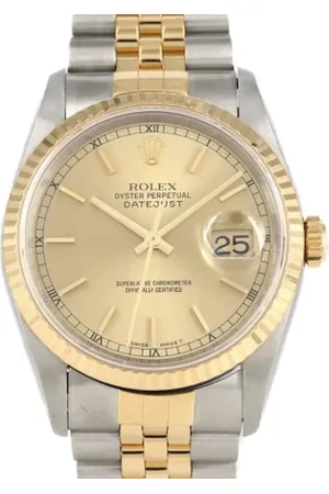 Rolex Pre-owned, Mężczyzna, Żółty, ONE SIZE, Pre-owned Stainless Steel watches