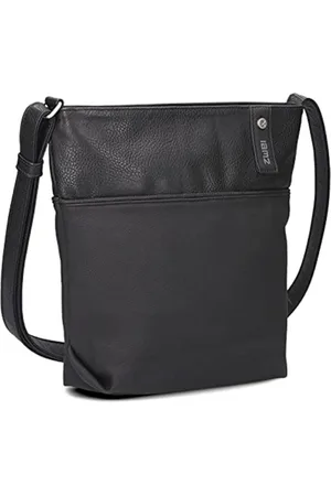 Zwei Torebki, Kobieta, Czarny, ONE SIZE, Czarna torba na ramię z funkcjonalnym designem