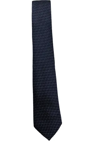 Missoni Akcesoria, unisex, Wielobarwność, ONE SIZE, Jedwabna Krawat Mikrofantazja Czarny Tło