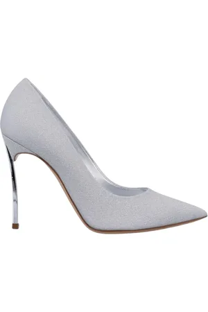 Casadei Buty, Kobieta, Szary, 40 EU, Srebrne Glitter Stiletto Heels