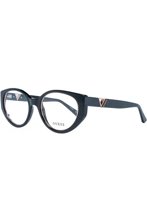 Guess Akcesoria, Kobieta, Czarny, ONE SIZE, Czarne Okulary Optyczne Cat Eye