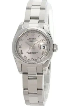 Rolex Pre-owned, Kobieta, Szary, ONE SIZE, Pre-owned Stainless Steel watches
