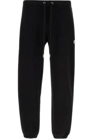 Moncler Spodnie, Mężczyzna, Czarny, S, Luksusowe Spodnie Polarowe
