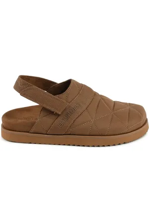 Tommy Hilfiger Buty, Mężczyzna, brązowy, 40 EU, Eko przyjazne kapcie z poliestru