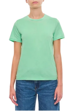 Cotton Citizen Koszulki, Kobieta, Zielony, S, Zielony T-shirt z okrągłym dekoltem