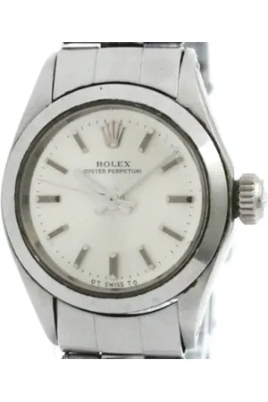 Rolex Pre-owned, Kobieta, Szary, ONE SIZE, Pre-owned Stainless Steel watches