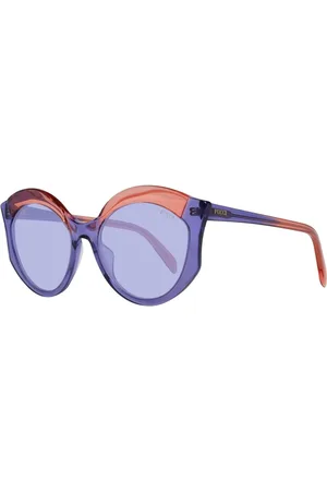 Emilio Pucci Akcesoria, Kobieta, Fioletowy, ONE SIZE, Fioletowe Okulary Motylek