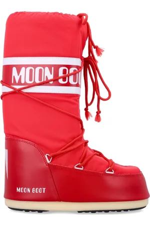 Moon Boot Buty, Kobieta, Czerwony, 42 EU, Nylon, Icon High Nylon Botki