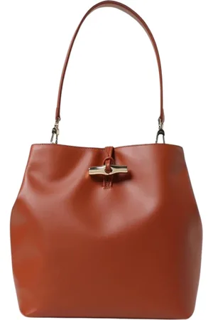 Longchamp Torebki, Kobieta, brązowy, ONE SIZE, Skórzana torba na ramię