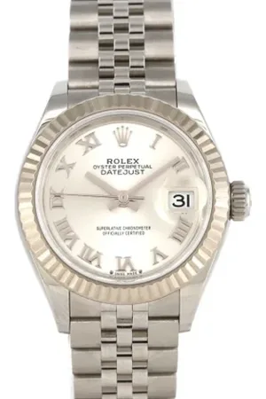 Rolex Pre-owned, Kobieta, Szary, ONE SIZE, Pre-owned Stainless Steel watches