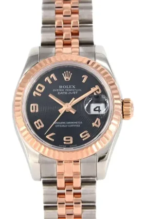 Rolex Pre-owned, Kobieta, Czarny, ONE SIZE, Pre-owned Stainless Steel watches