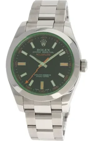 Rolex Pre-owned, Mężczyzna, Czarny, ONE SIZE, Pre-owned Stainless Steel watches