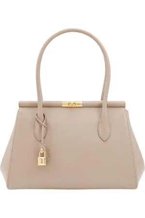 Dolce & Gabbana Torebki, Kobieta, Beżowy, ONE SIZE, Beżowa torba na ramię