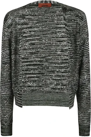 Missoni Swetry, Kobieta, Czarny, S, Zielony Sweter Stylowy Wygodny Fason