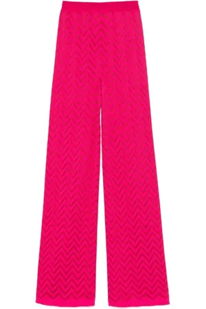 Missoni Spodnie, Kobieta, Różowy, M, Stylowe Spodnie na każdą okazję