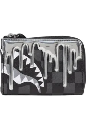 Sprayground Akcesoria, Kobieta, Wielobarwność, ONE SIZE, Kolorowa Portmonetka Shark dla Kobiet