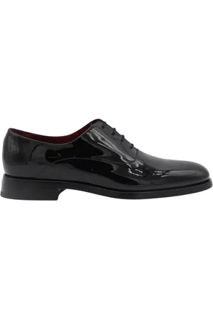 VALENTINO GARAVANI Buty, Mężczyzna, Czarny, 40 EU, Len, Czarne Brogue Oxford Buty