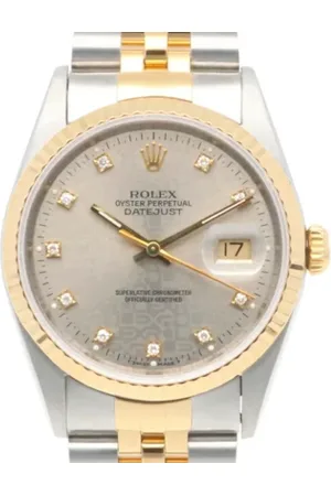 Rolex Pre-owned, Mężczyzna, Szary, ONE SIZE, Pre-owned Stainless Steel watches