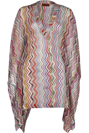 Missoni Sukienki, Kobieta, Wielobarwność, S, Wielokolorowe Stylowe Kurtki