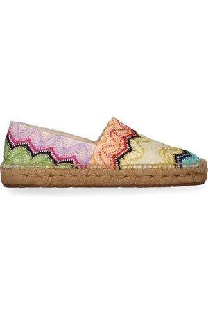 Missoni Buty, Kobieta, Wielobarwność, 37 EU, Espadryle z Kanwy Okrągły Nosek