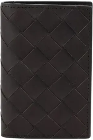 Bottega Veneta Akcesoria, Mężczyzna, brązowy, ONE SIZE, Brązowy Portfel na Karty