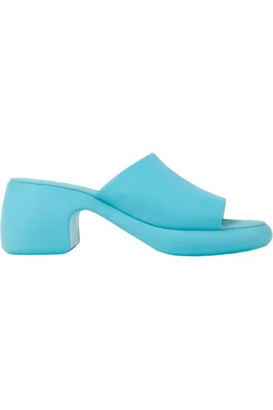 Camper Buty, Kobieta, Niebieski, 37 EU, Chunky Heel Niebieska Sandał