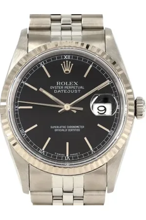 Rolex Pre-owned, Mężczyzna, Czarny, ONE SIZE, Pre-owned Stainless Steel watches
