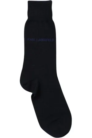 Karl Lagerfeld Bielizna, Mężczyzna, Niebieski, S, Crew Socks