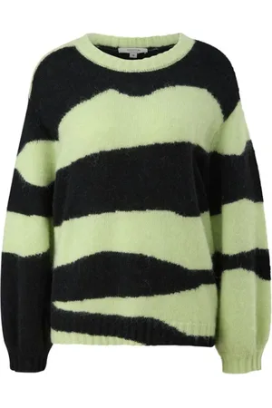 Comma, Swetry, Kobieta, Zielony, L, Bawełna, Uniwersalne Bluzy i Swetry