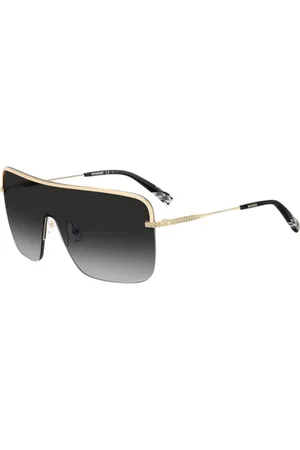 Missoni Akcesoria, Kobieta, Żółty, ONE SIZE, Różowe Metalowe Okulary Damskie