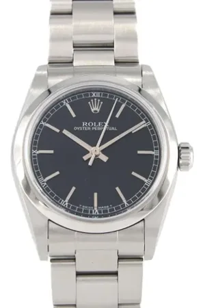 Rolex Pre-owned, Kobieta, Czarny, ONE SIZE, Pre-owned Stainless Steel watches