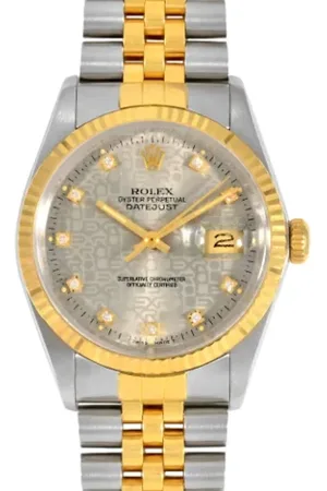 Rolex Pre-owned, Mężczyzna, Szary, ONE SIZE, Pre-owned Stainless Steel watches