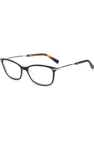 Missoni Akcesoria, Kobieta, Niebieski, ONE SIZE, Niebieskie Okulary z Acetatową Ramą dla Kobiet